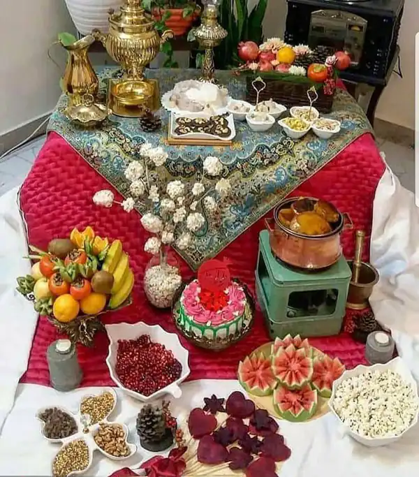 ایده تزیین شب یلدا ساده