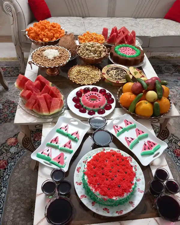 ایده تزیین شب یلدا ساده