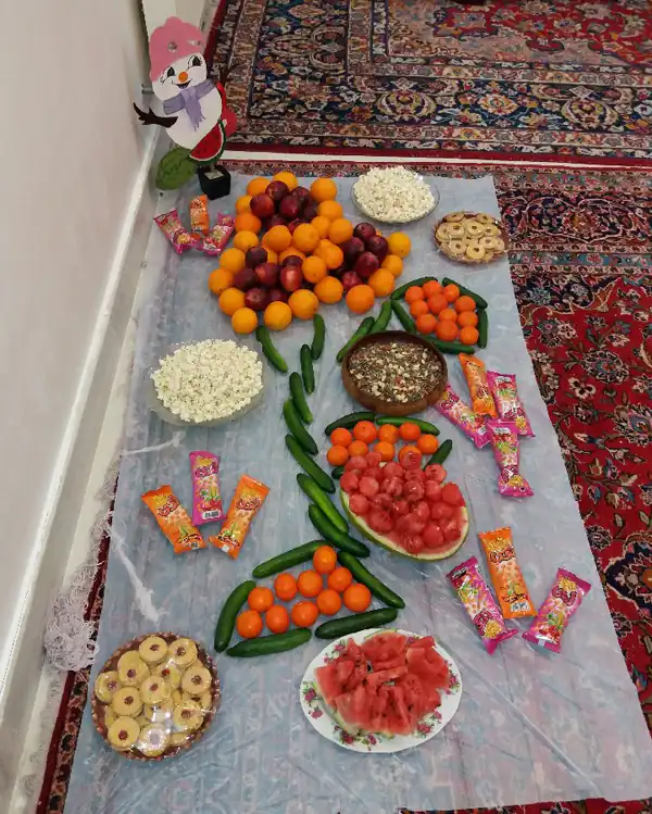 ایده تزیین شب یلدا ساده