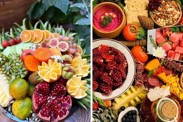 تزیین میز شب یلدا ساده و شیک تزیین شب یلدا ساده تزیین یلدایی عروس تزیین شب یلدا برای مدرسه تزیین شب یلدا برای عروس اینستاگرام تزیین سفره یلدا با برگ پاییزی