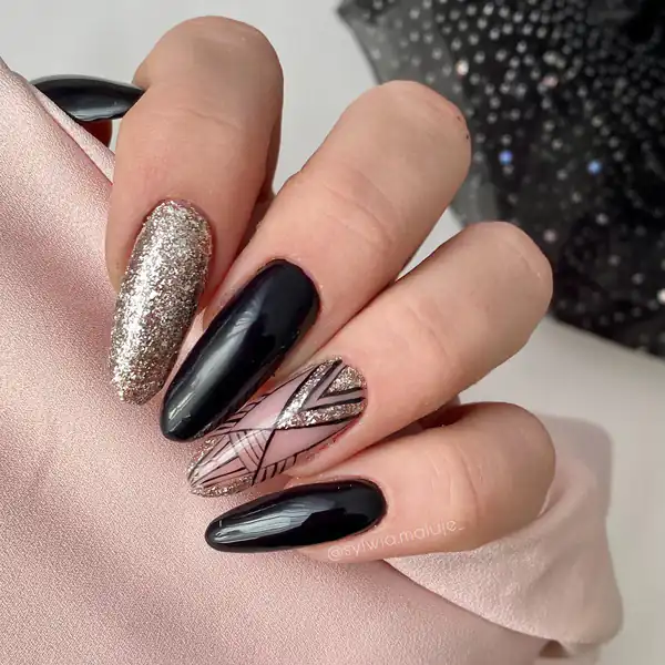 طراحی ناخن بلند مجلسی