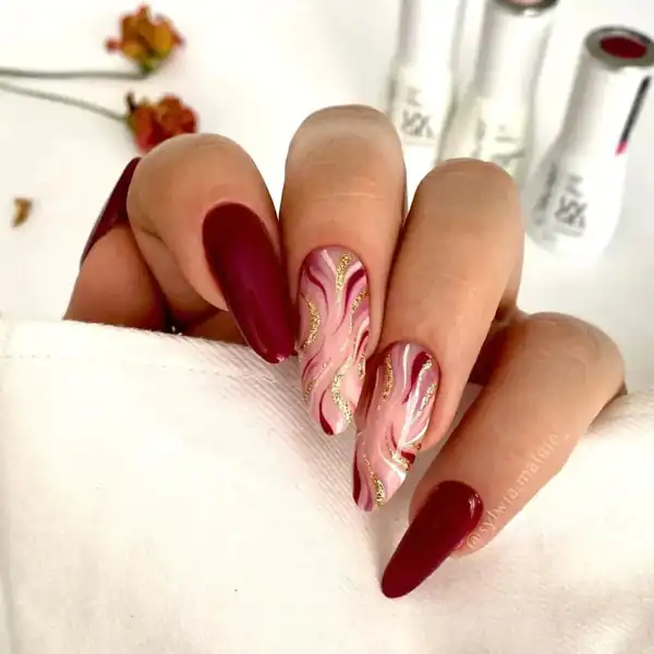 طراحی ناخن بلند مجلسی