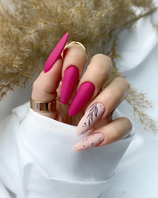 طراحی ناخن بلند مجلسی