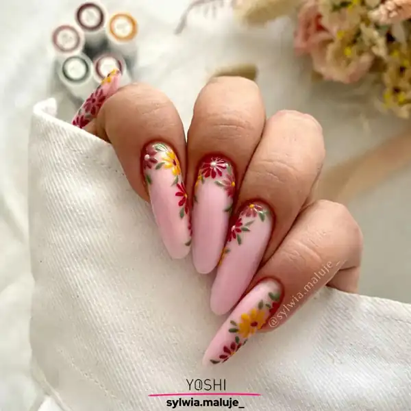 مدل طراحی ناخن ساده