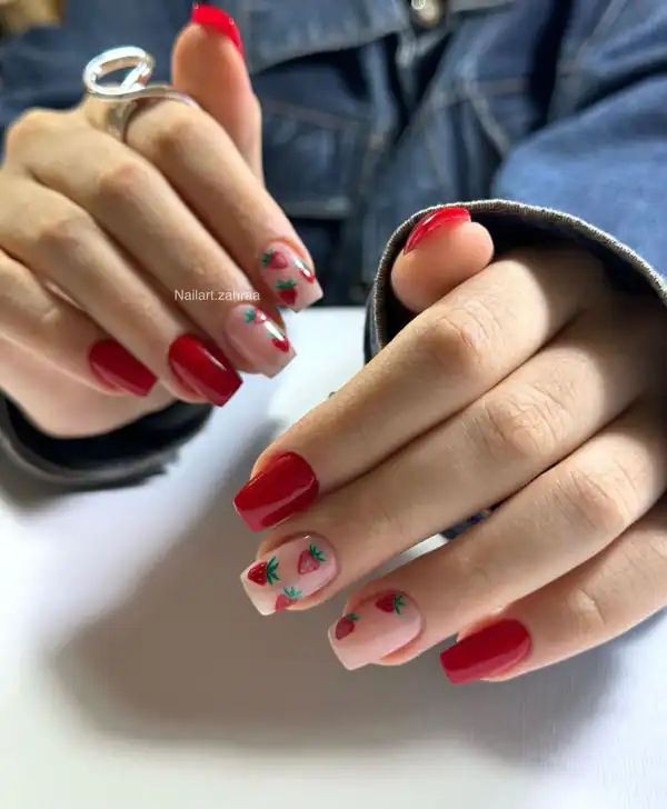 مدل طراحی ناخن شیک و ساده