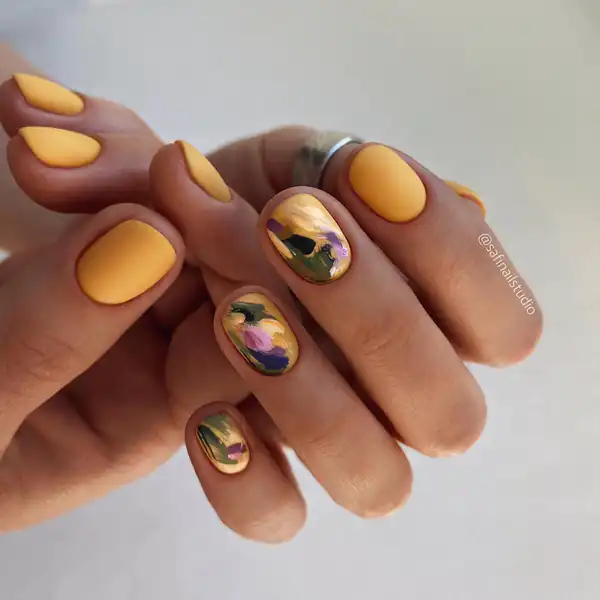 مدل طراحی ناخن شیک و ساده