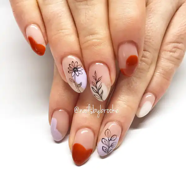 طراحی ناخن بسیار شیک