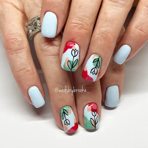 طراحی ناخن بسیار شیک