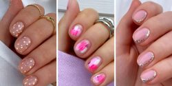 طراحی ناخن کوتاه ساده + طرح ناخن های کوتاه گرد و مربعی