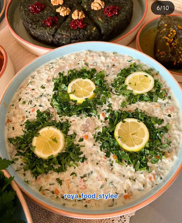 تزیین غذا ایرانی