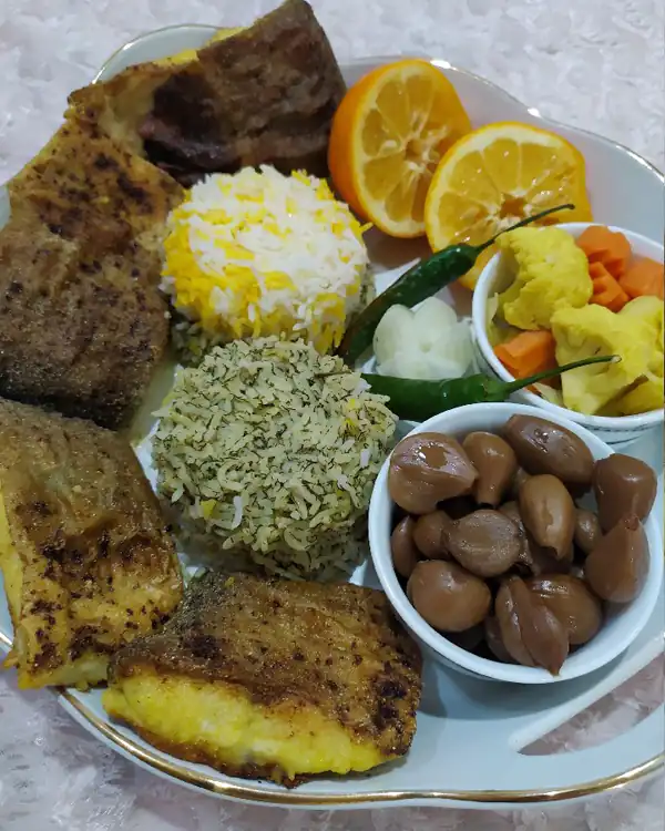 تزیین غذا ایرانی