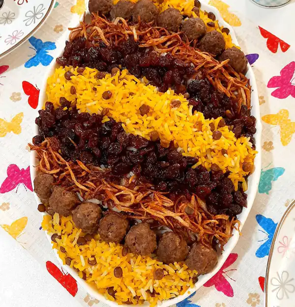 تزیین غذا ایرانی