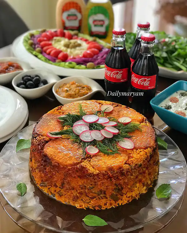 چیدمان میز شام