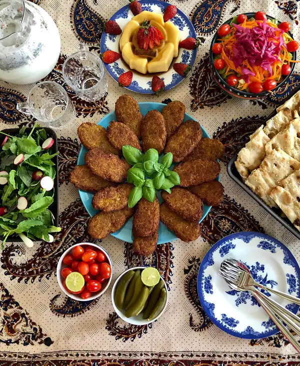 میز شام