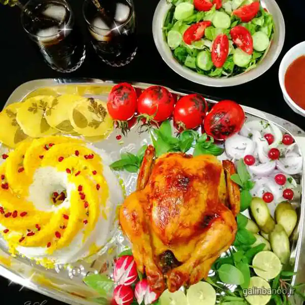 سفره آرایی شام