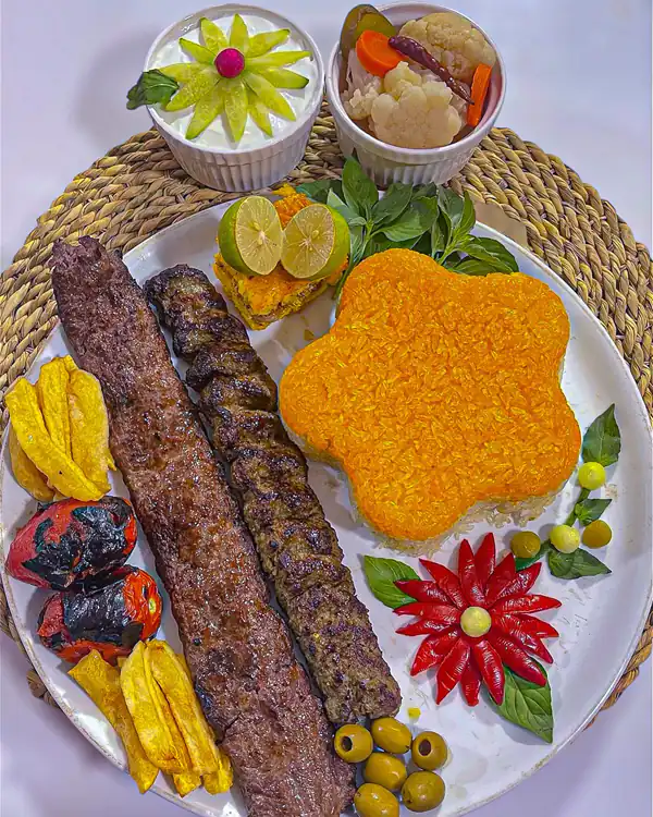 سفره آرایی شام