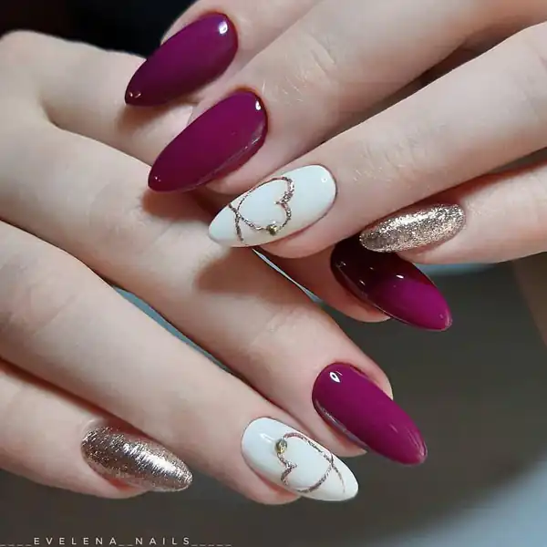 طراحی ناخن اکلیلی دخترانه