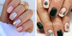 طراحی ناخن کوتاه شیک + طرح ناخن های کوتاه دخترانه