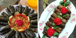 تزیین دلمه برگ مو + مجموعه شیک ترین ایده ها برای دلمه برگ مو