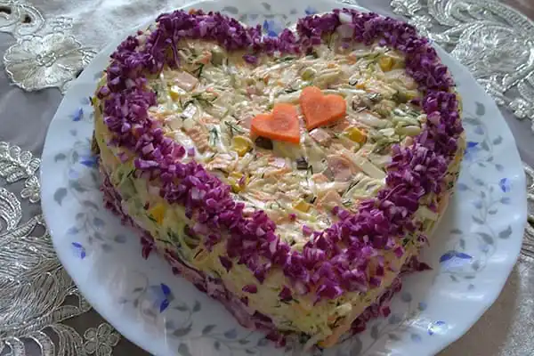 تزیین سالاد اندونزی ساده