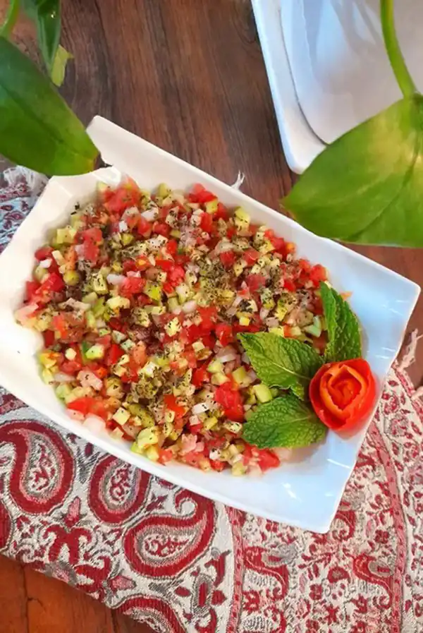 ایده تزیین سالاد شیرازی