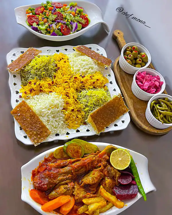 میز شام باکلاس