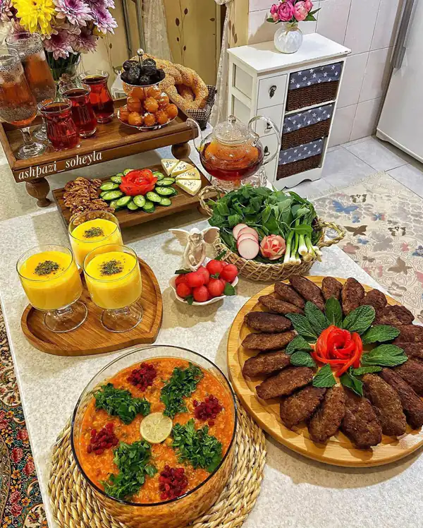 میز شام باکلاس