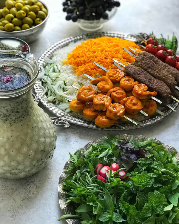 میز شام برای مهمانی