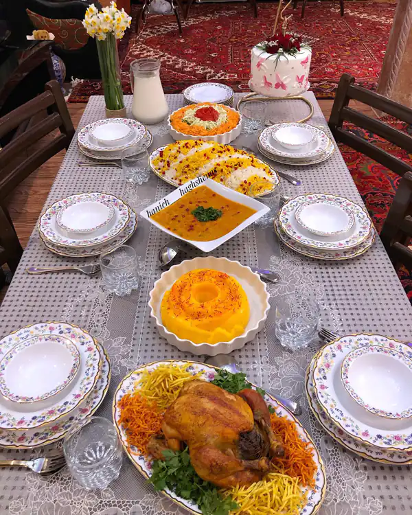 میز شام ایرانی