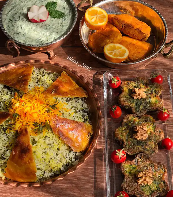 میز شام ایرانی