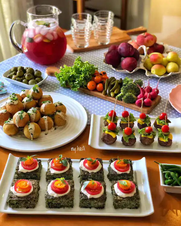 میز شام لاکچری