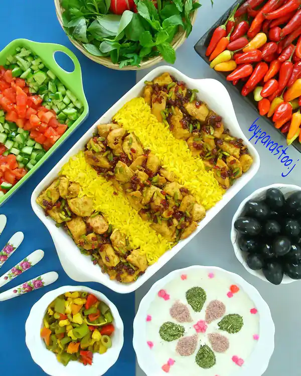 میز شام لاکچری