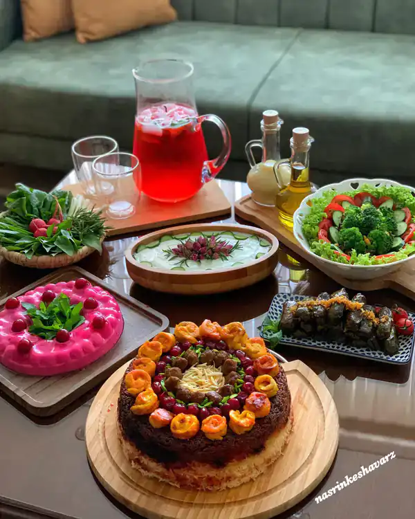 میز شام لاکچری
