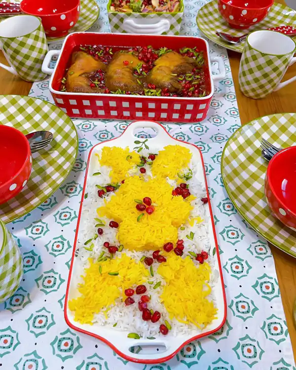 میز شام مهمانی