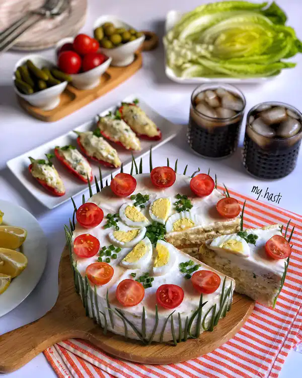 میز شام مهمانی