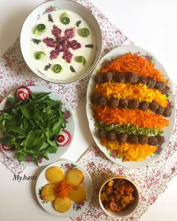 سفره آرایی ناهار
