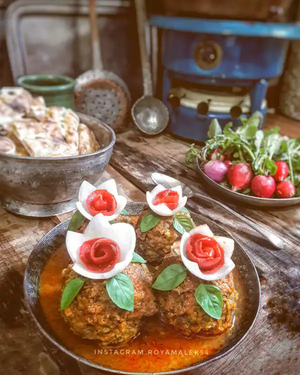 سفره آرایی ناهار