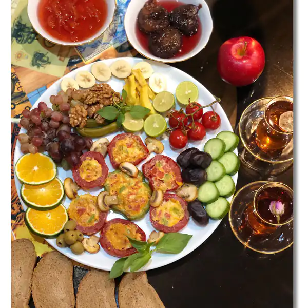 سفره آرایی صبحانه