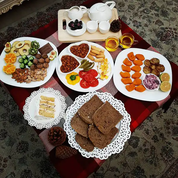 سفره آرایی صبحانه