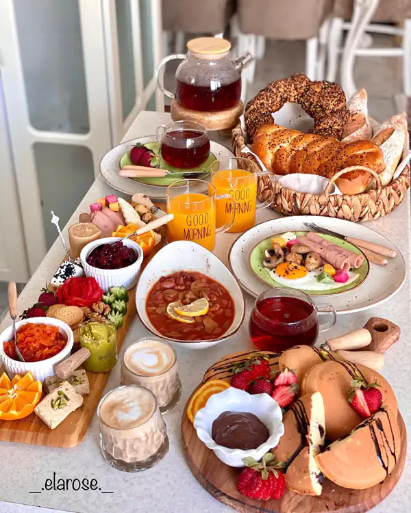 سفره آرایی صبحانه
