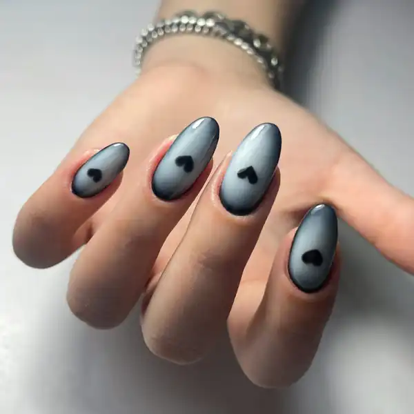 طراحی ناخن آمبره روسی
