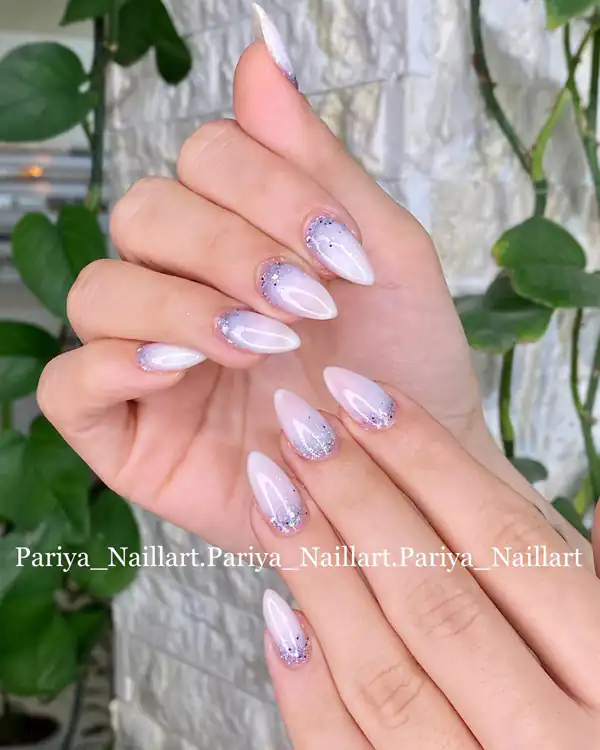 طراحی ناخن آمبره روسی