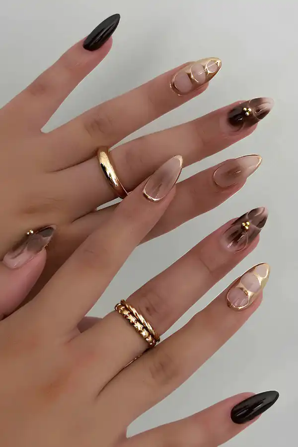 طراحی ناخن شیک پاییزی