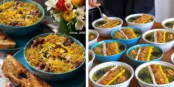 تزیین آش رشته با کشک + عکس آش رشته تزیین شده برای ایده
