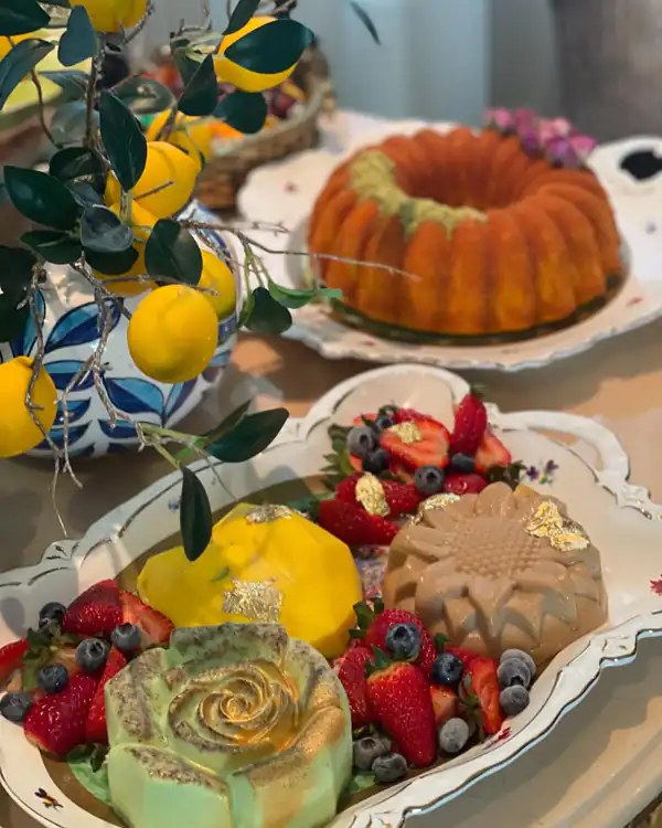 تزیین دسر برای مهمانی