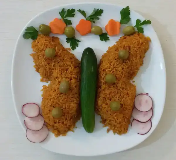 تزیین غذا برای مدرسه
