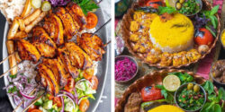 تزیین جوجه کباب برای مهمان + عکس تزیین جوجه کباب مجلسی