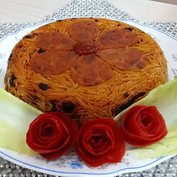 تزیین ماکارونی ساده