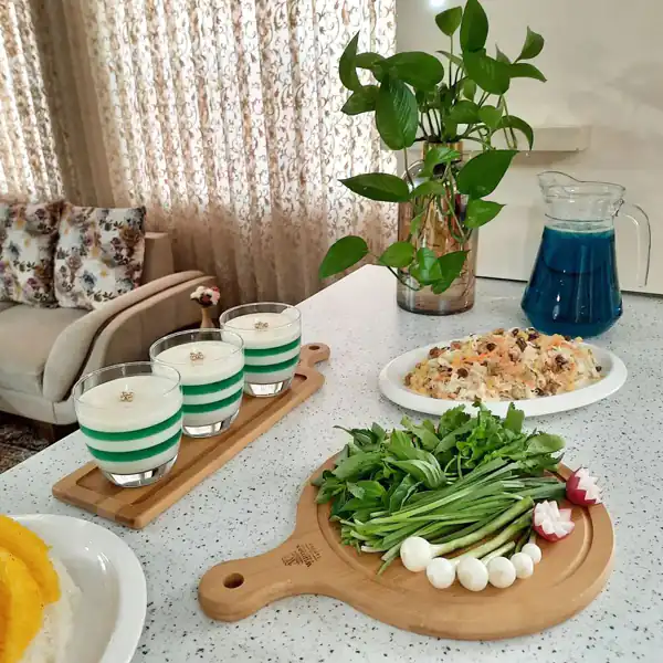 تزیین سبزی خوردن