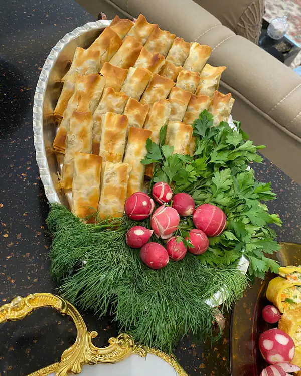 تزیین سبزی خوردن